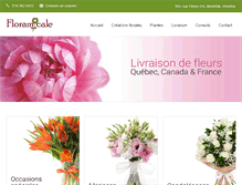 Tablet Screenshot of fleuristefloramicale.com